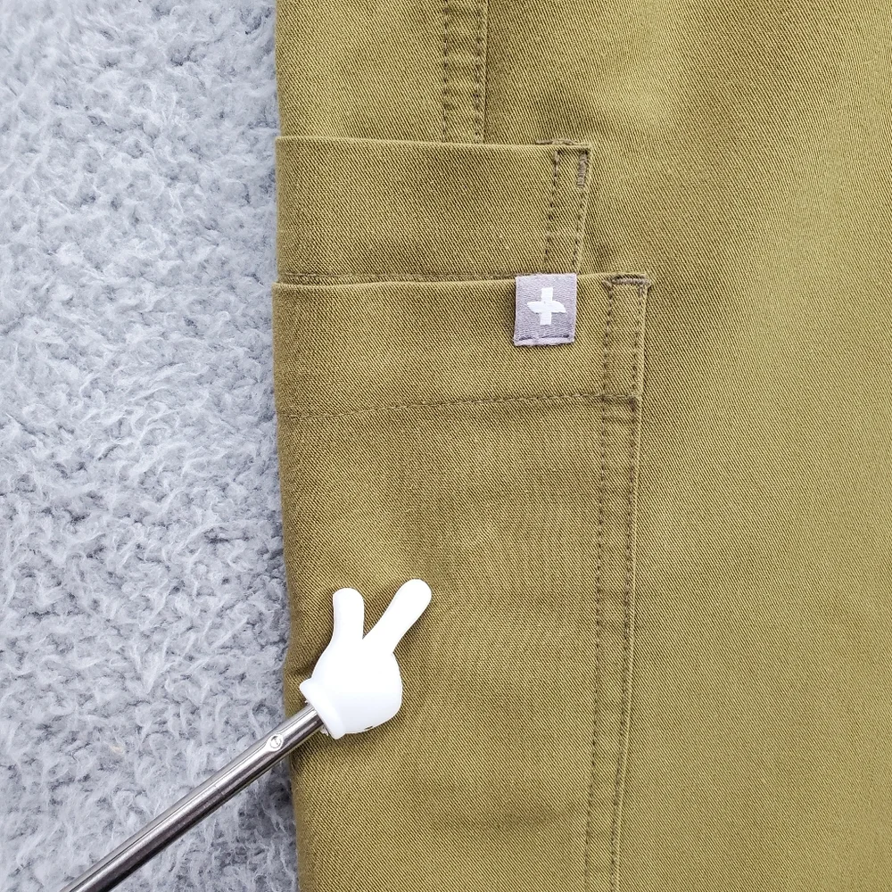 Figs Axim Cargo Scrub Pants Mens Small Green T2001